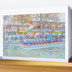 Ride Down The River - San Antonio, Texas Wall Mural Gallery Image 2