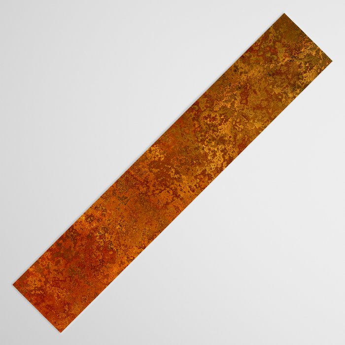 Vintage Copper Rust, Minimalist Art Table Runner Gallery Image 3