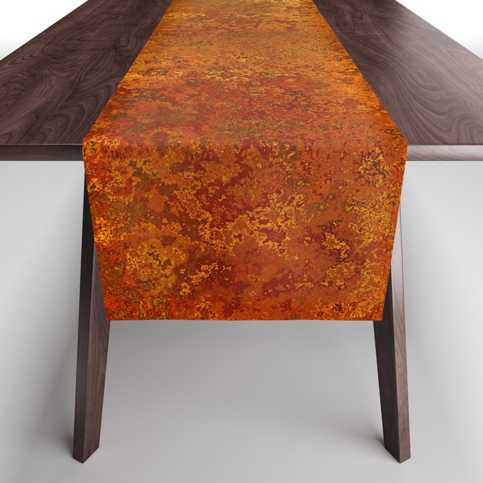 Vintage Copper Rust, Minimalist Art Table Runner Gallery Image 1