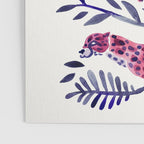 Cheetah Collection - Mauve & Indigo Poster Gallery Image 3