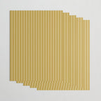 Minimal Arch XLIX Ochre Yellow Modern Geometric Lines Wrapping Paper Gallery Image 3