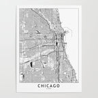 Chicago Map Poster Gallery Image 4