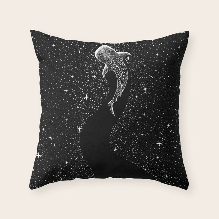 Star Eater (Black Version) Throw Pillow Gallery Image 1