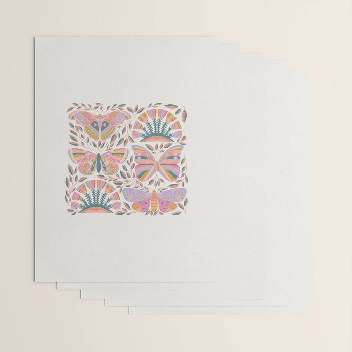 Colorful Butterflies - Art Print Wrapping Paper Gallery Image 3