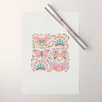 Colorful Butterflies - Art Print Wrapping Paper Gallery Image 1