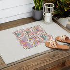 Colorful Butterflies - Art Print Outdoor Rug Gallery Image 2