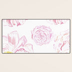 Abstract Flowers #society6 #buyart Desk Mat Gallery Image 3