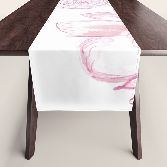 Abstract Flowers #society6 #buyart Table Runner Gallery Image 1