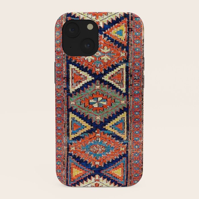 Southwestern Farmhouse II // 19th Century Colorful Red Yellow Blue Green Aztec Farm Stars Pattern iPhone Case Gallery Image 38