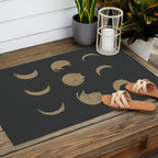 Cat Landscape 136: Cat Moon Outdoor Rug Gallery Image 2