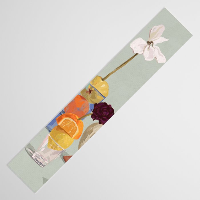 Still Life with Citrus and Flowers Table Runner Gallery Image 3