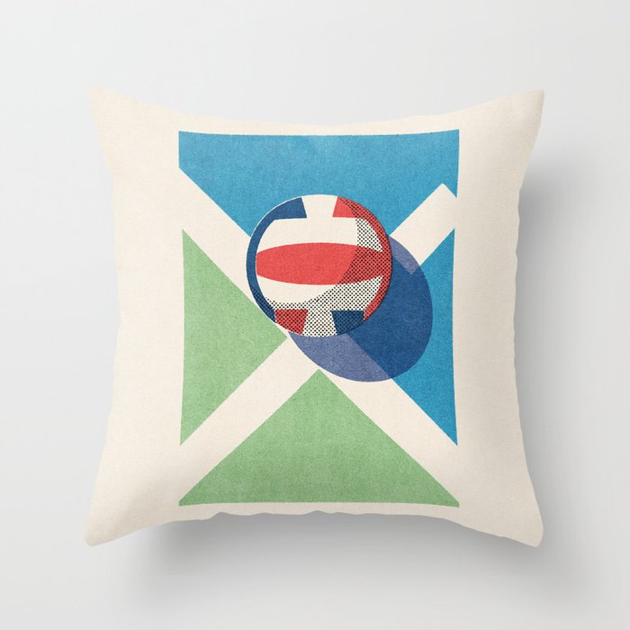 BALLS - Volleyball - II b Throw Pillow Gallery Image 6