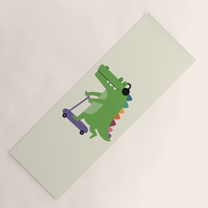 Croco Scooter Yoga Mat Gallery Image 1