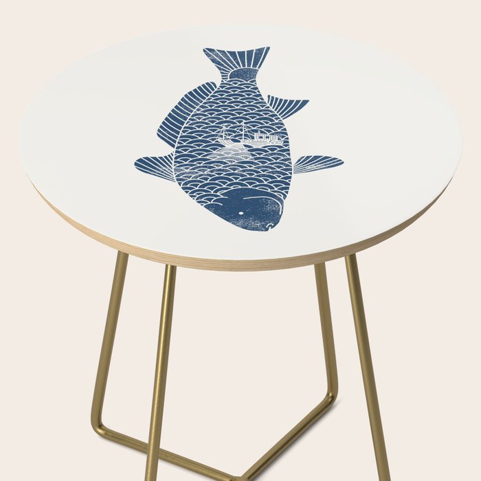 Fishing in a fish 2 Side Table Gallery Image 2