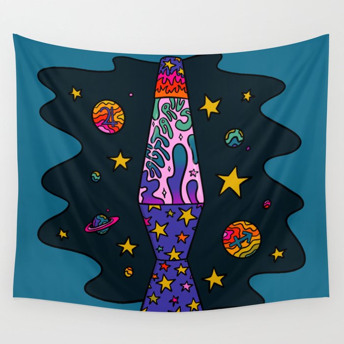 Sagittarius Lava Lamp Wall Tapestry Gallery Image 4