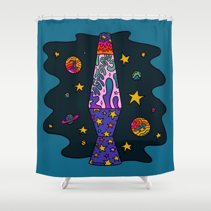 Sagittarius Lava Lamp Shower Curtain Gallery Image 1