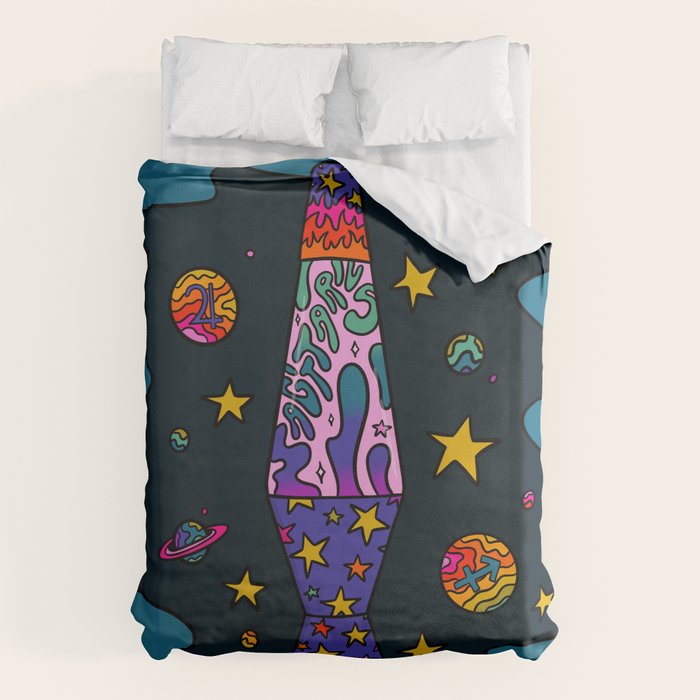 Sagittarius Lava Lamp Duvet Cover Gallery Image 1