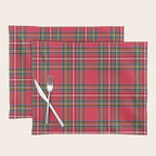Red & Green Tartan Pattern Placemat Gallery Image 1