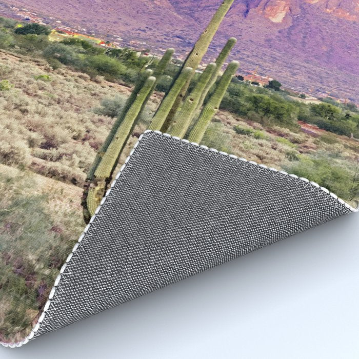 Cactus Sunset #digitalart #nature Rug Gallery Image 4