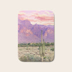 Cactus Sunset #digitalart #nature Bath Mat Gallery Image 1