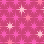 Hot Pink Stars Mid Century Modern Atomic Age Starburst Pattern Coffee Mug Gallery Image 2