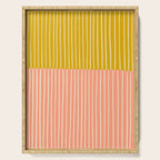 Peach & Tulip Yellow | PATTERN 06: The Retro Edition Serving Tray Gallery Image 1