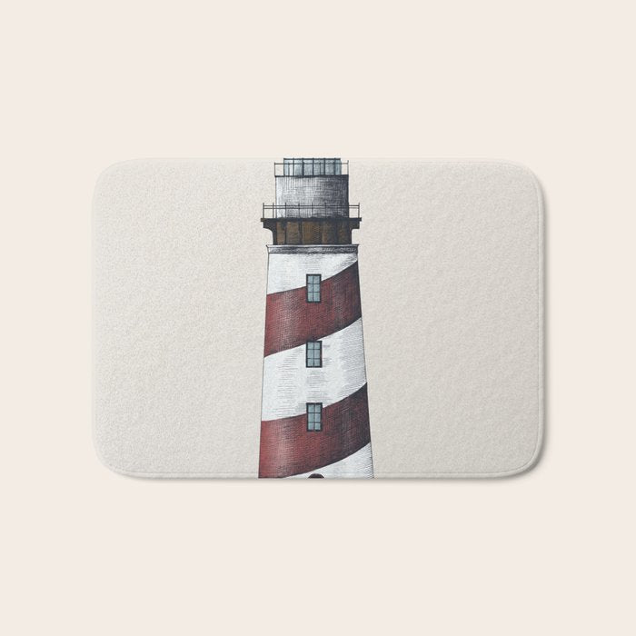 Nautical Light House Bath Mat Gallery Image 1