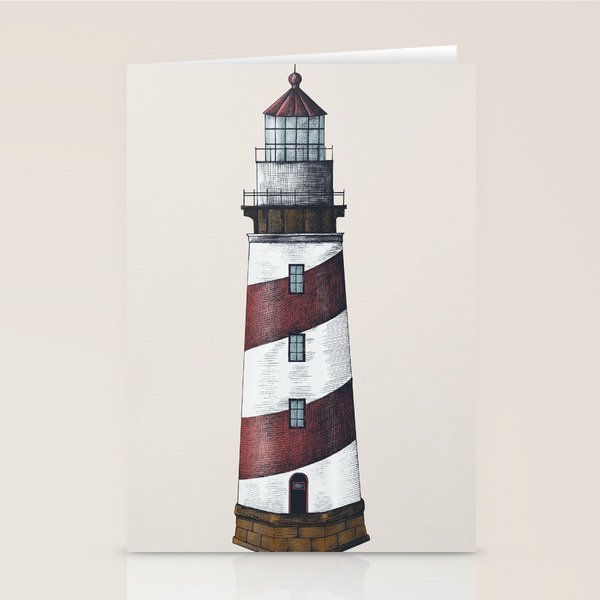Nautical Light House Stationery Card Gallery Image 2