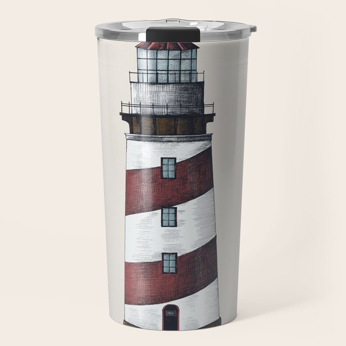 Nautical Light House Travel Mug Gallery Image 1