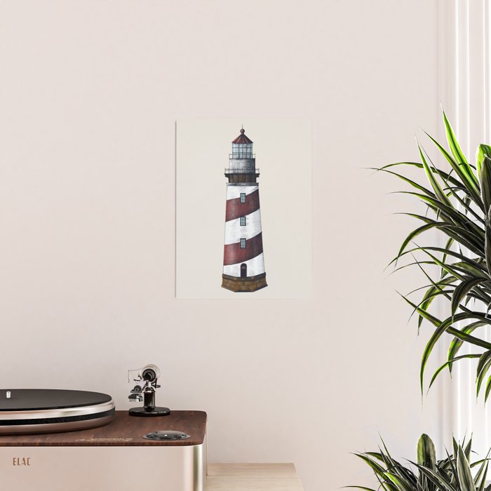 Nautical Light House Poster Gallery Image 2