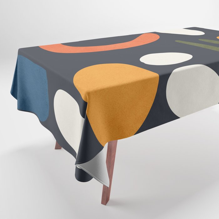 Abstract Colorful Setting 2 Tablecloth Gallery Image 1