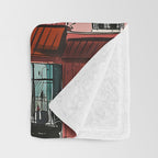 Paris Illustration Throw Blanket Gallery Image 3