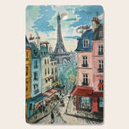 Paris Illustration Cutting Board Gallery Image 1