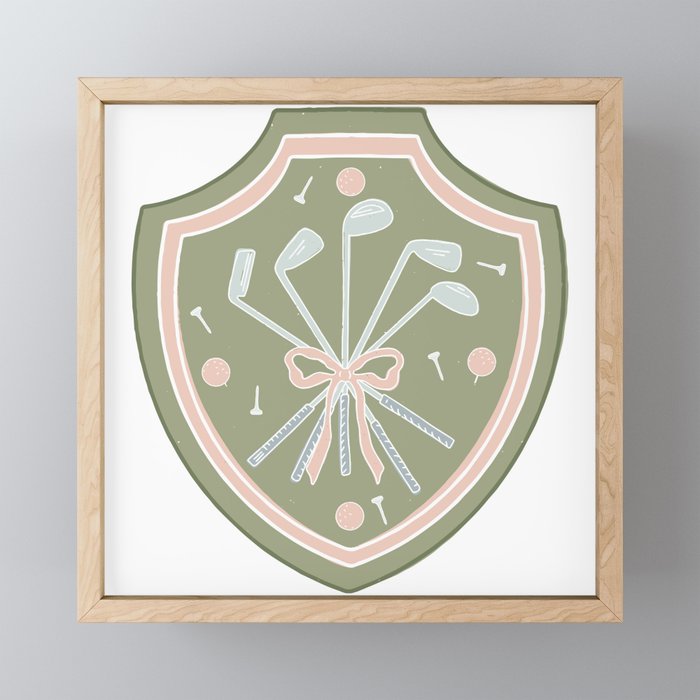 Girls Golf Mini Art Print Gallery Image 1