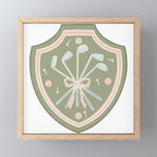 Girls Golf Mini Art Print Gallery Image 1