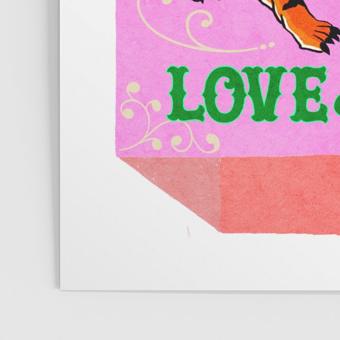 All is Fair in Love and War Vintage Matchbox Pink Sugar Rush Palette with Tiger Poster Gallery Image 3