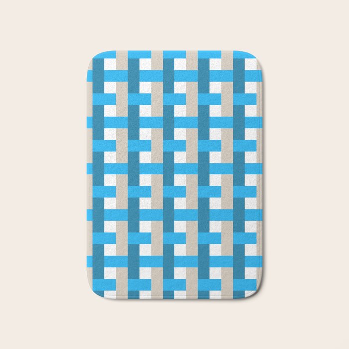 Infinity Grid 4 Bath Mat Gallery Image 1