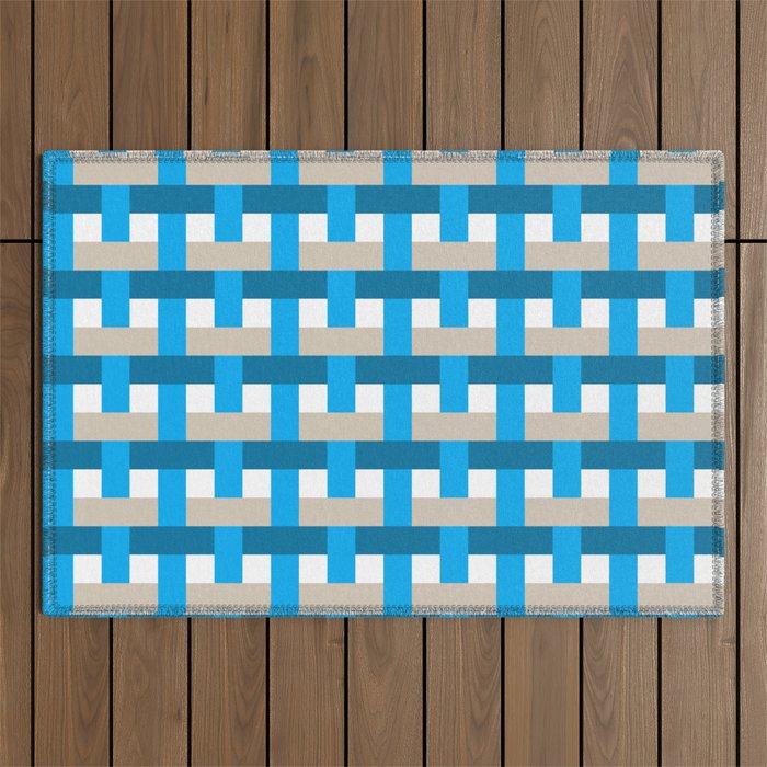 Infinity Grid 4 Outdoor Rug Gallery Image 1
