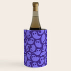 Halloween ghost cartoon pattern art Wine Chiller Gallery Image 1