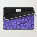 Halloween ghost cartoon pattern art Laptop Sleeve Gallery Image 2