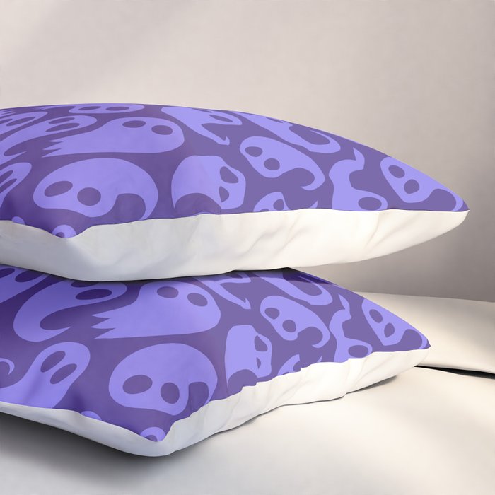 Halloween ghost cartoon pattern art Pillow Sham Gallery Image 3