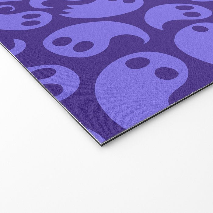 Halloween ghost cartoon pattern art Welcome Mat Gallery Image 2