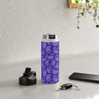Halloween ghost cartoon pattern art Water Bottle Gallery Image 4