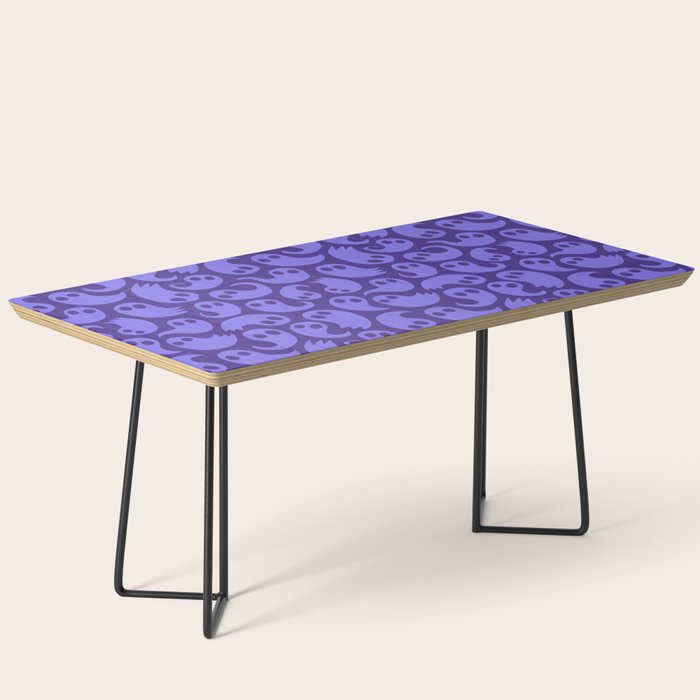Halloween ghost cartoon pattern art Coffee Table Gallery Image 1
