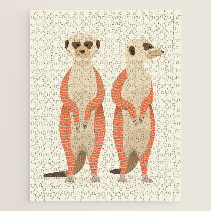 Whimsical Meerkats Jigsaw Puzzle Gallery Image 1