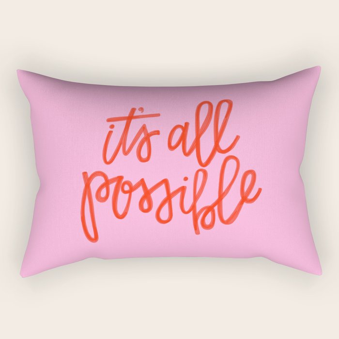 It's all possible Rectangular Pillow Gallery Image 2