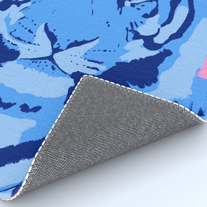 Tiger Blue & Pink Rug Gallery Image 4