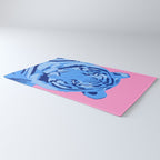 Tiger Blue & Pink Rug Gallery Image 3