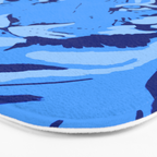Tiger Blue & Pink Bath Mat Gallery Image 3
