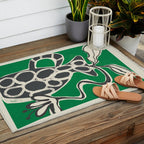 Abstract Botany 4 Outdoor Rug Gallery Image 2